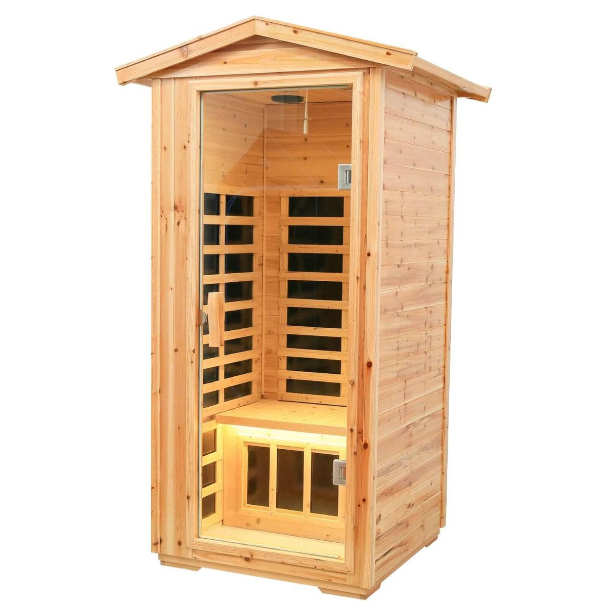 Garner-901VS 1 Person Outdoor Far Infrared Sauna | Fir Model Hot Offer