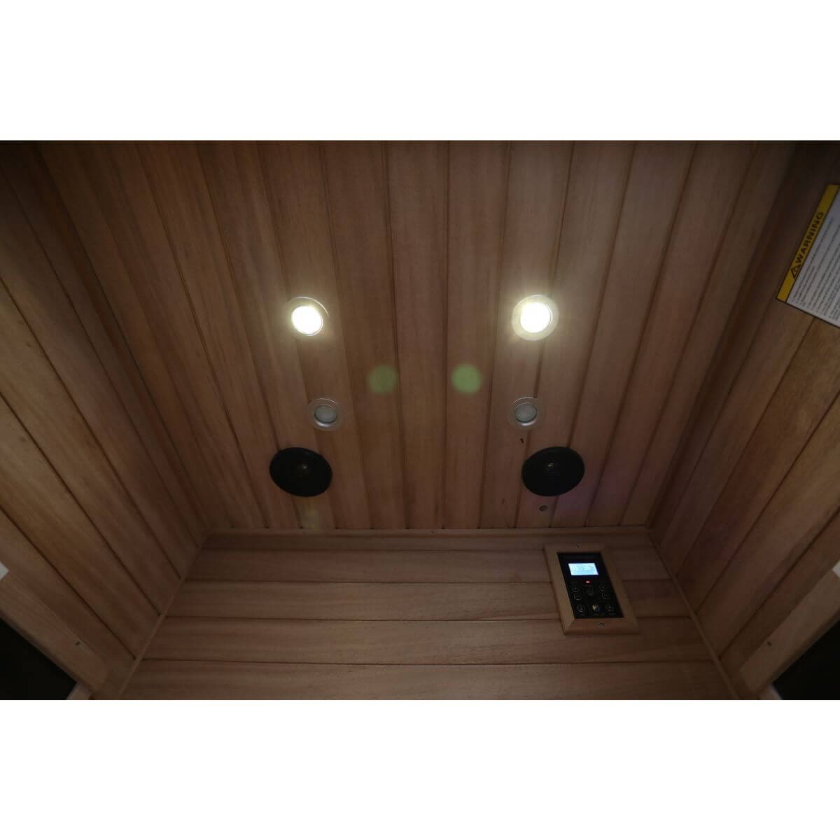 Mix-902VTD 2 Person Outdoor Far & Near Infrared Sauna in Mahogany | Limited Stock Remaining