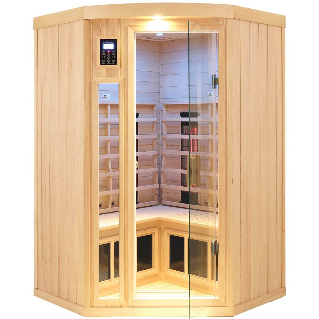 Mix-907BHD 2 Person Corner Far & Near Infrared Sauna | Limited Stock Remaining