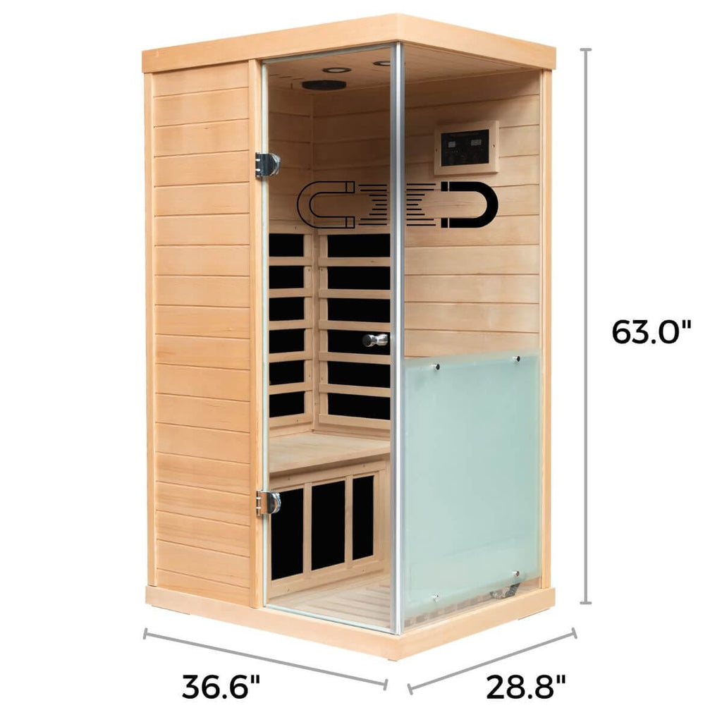 Purity-909SH 1 Person Side Door Far Infrared Sauna | Clearance Sale