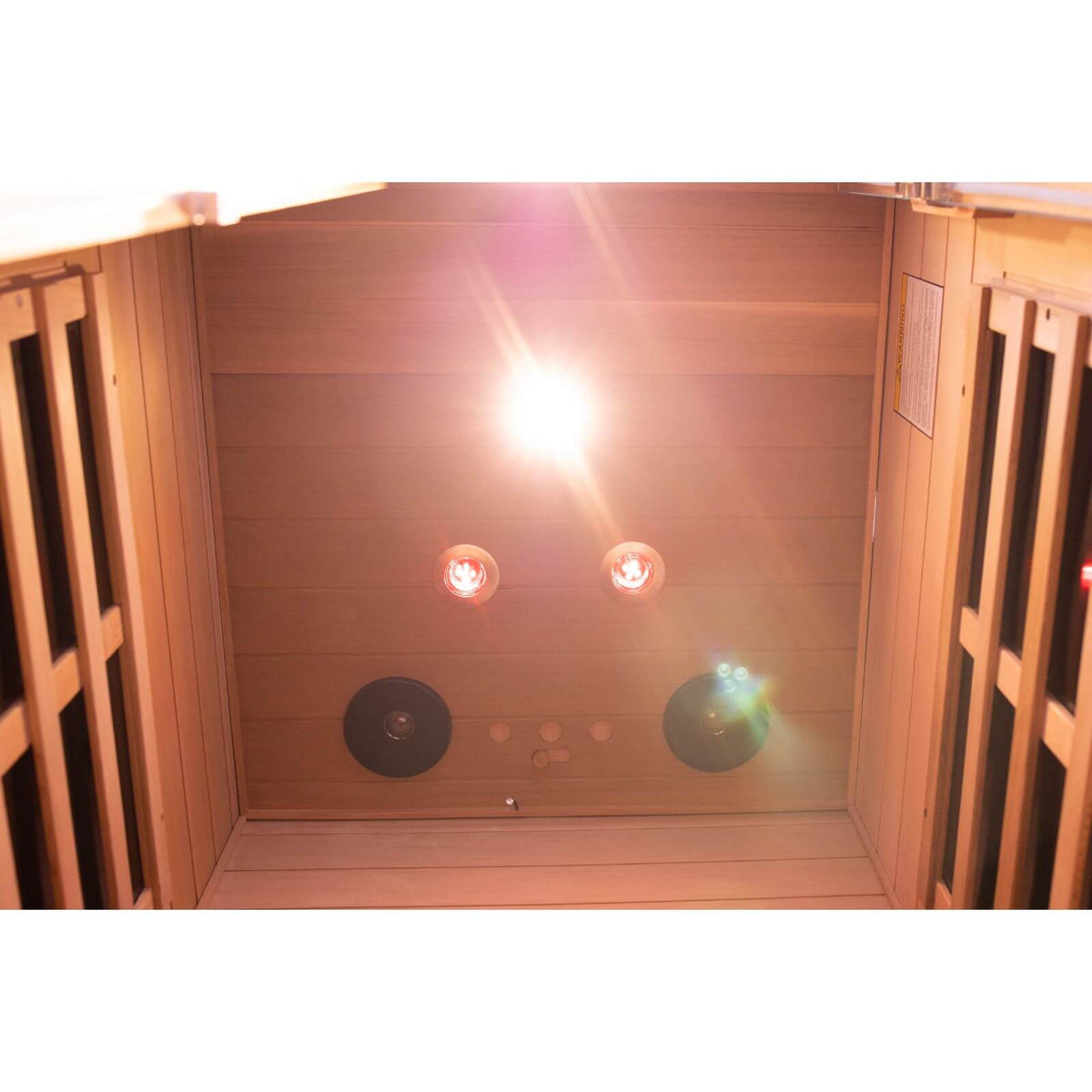 Sublime-901BR 1 Person Ultra-Low EMF Far Infrared Sauna in Red Cedar | Limited Stock Remaining