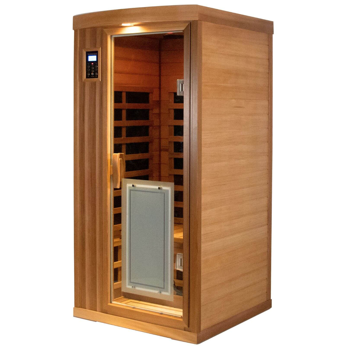 Sublime-901BR 1 Person Ultra-Low EMF Far Infrared Sauna in Red Cedar | Limited Stock Remaining
