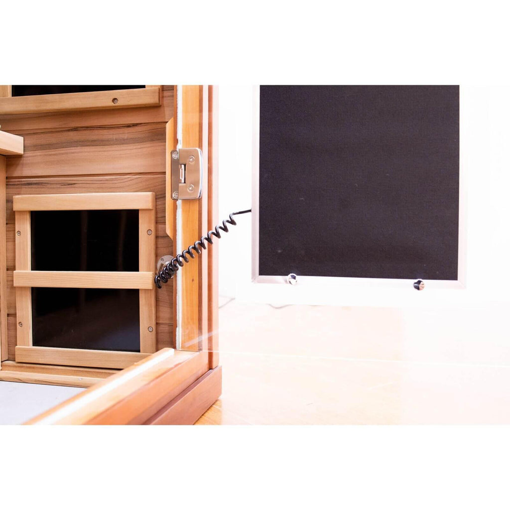 Sublime-906MR 1 Person Classic Far Infrared Sauna in Red Cedar | Nature's Art, Noble Enjoyment