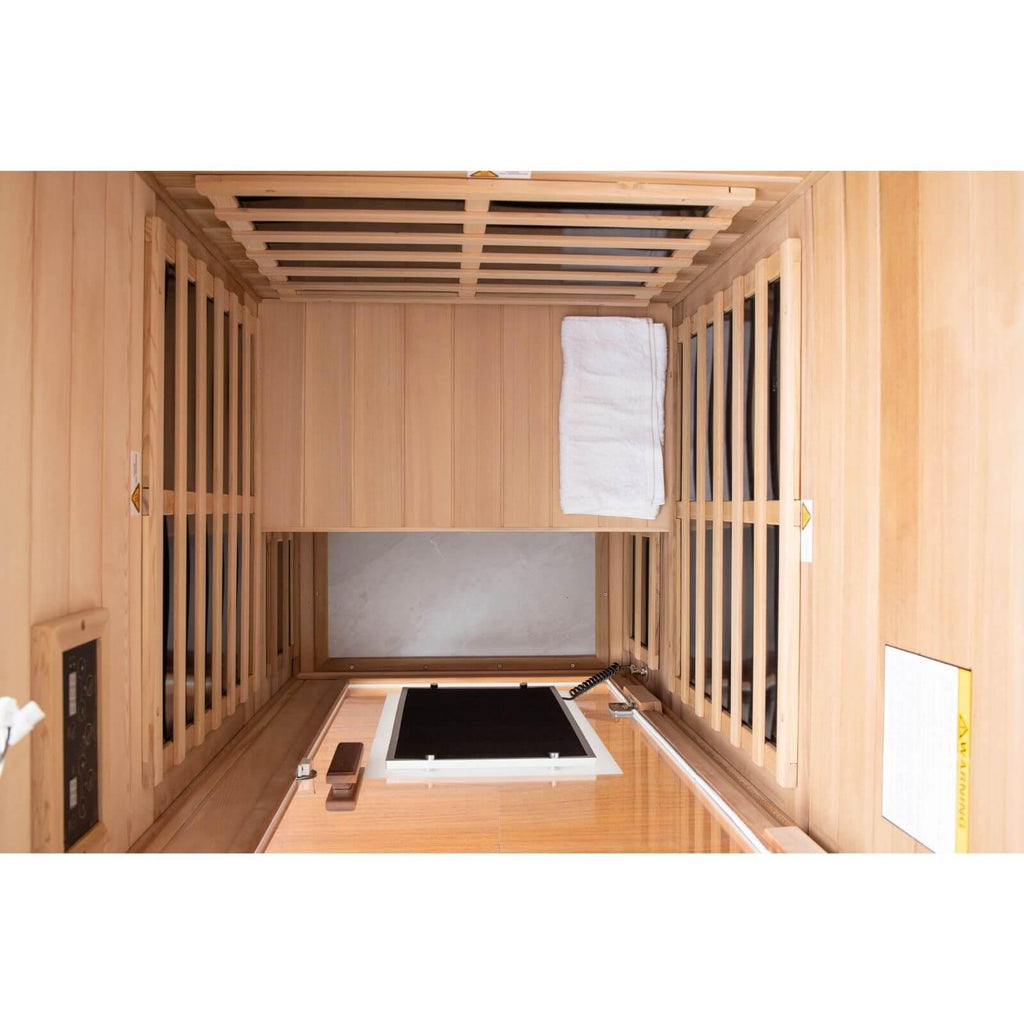 Sublime-906MR 1 Person Classic Far Infrared Sauna in Red Cedar | Nature's Art, Noble Enjoyment