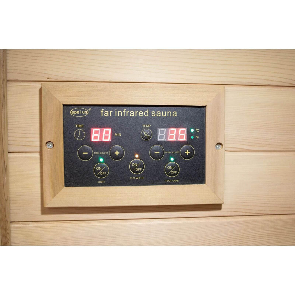 Sublime-906MR 1 Person Classic Far Infrared Sauna in Red Cedar | Nature's Art, Noble Enjoyment