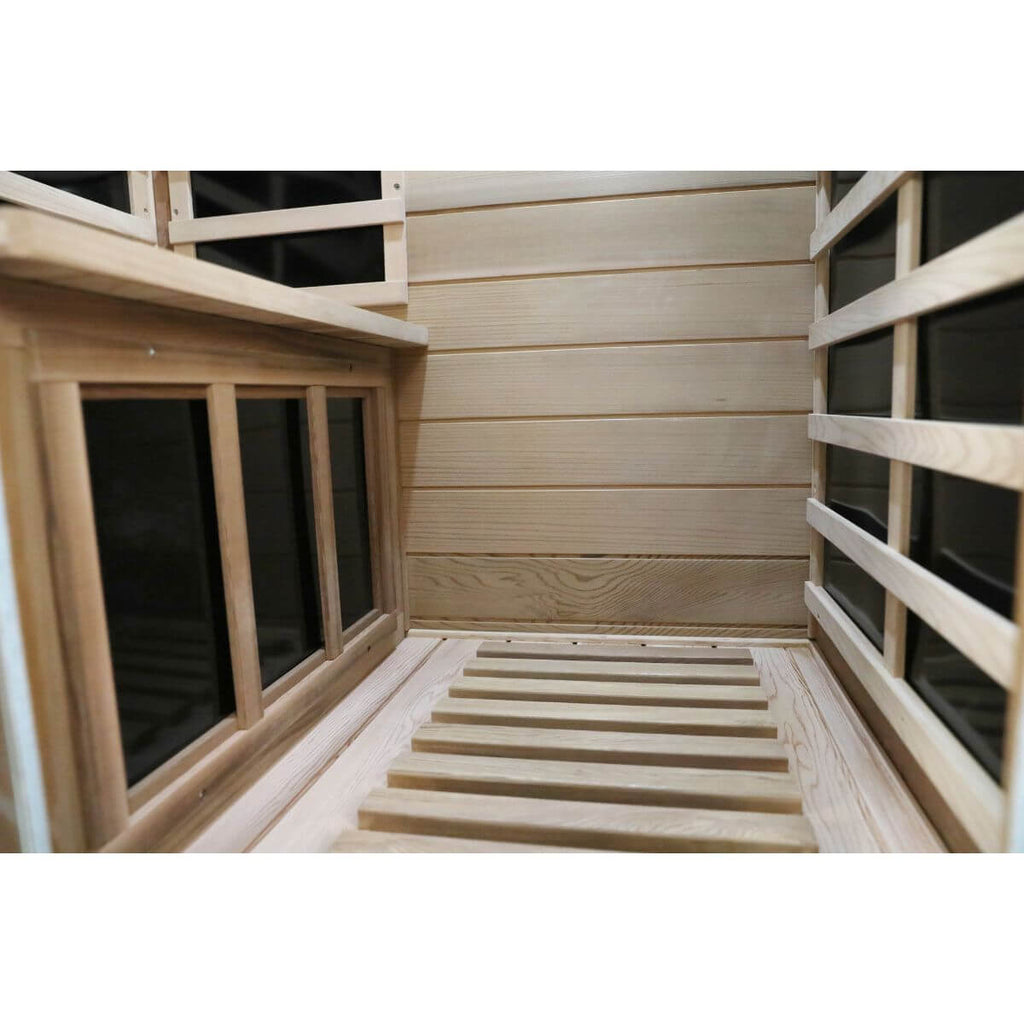 Sublime-909MR 1 Person Side Door Far Infrared Sauna in Red Cedar | Limited Stock Remaining