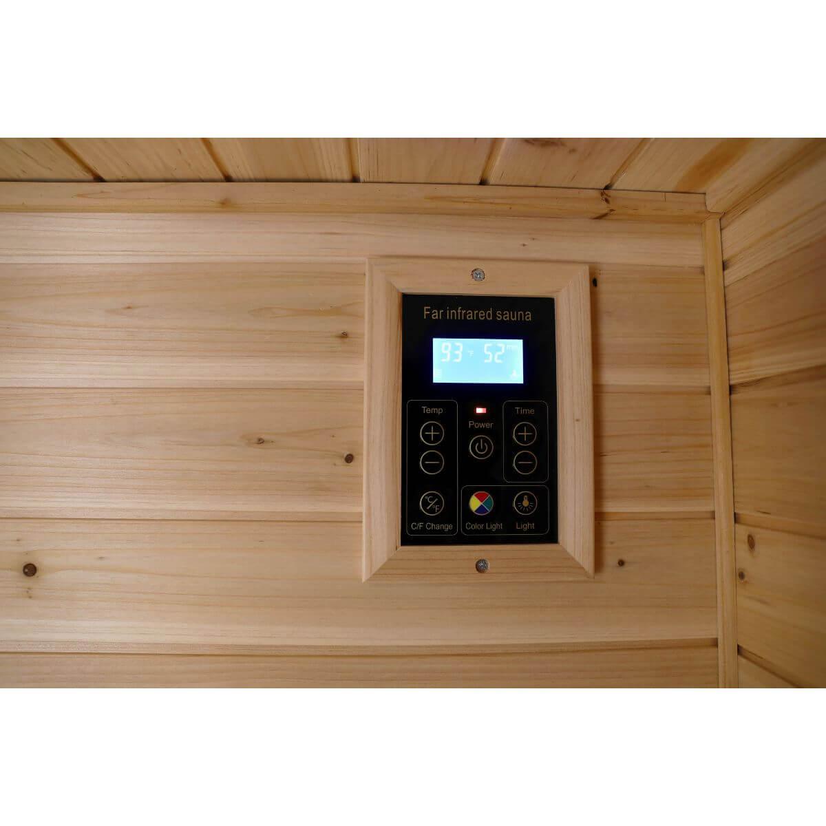 Versa-903VS 3 Person Outdoor Full Spectrum Infrared Sauna Reclining | Hot Offer